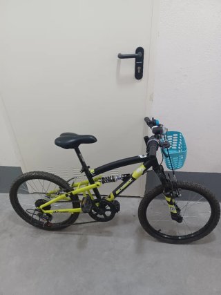 Bicicleta Infantil 20 Pulgadas doble suspensión.