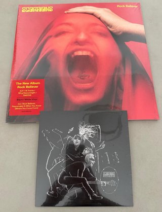 SCORPIONS ROCK BELIEVER deluxe 2x LP + 7” vinilo