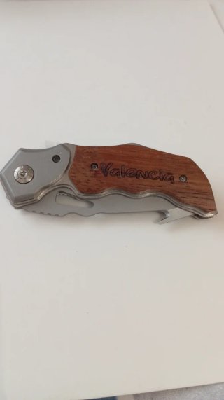 HERRAMIENTA DE CORTE. Plegable con Mango de Madera