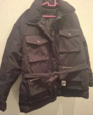 Chaqueta Acolchada Negra Bumens