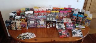 Lote  55 Cajas Vacías TCG Pokémon ONE PIECE y más