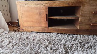 Mueble TV Colonial de Madera