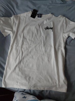 Camiseta Stussy Blanca Imitación
