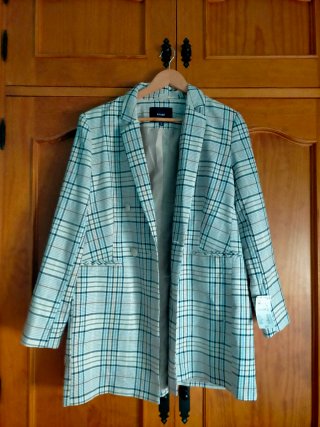 Chaqueta Kiabi de Cuadros Talla L