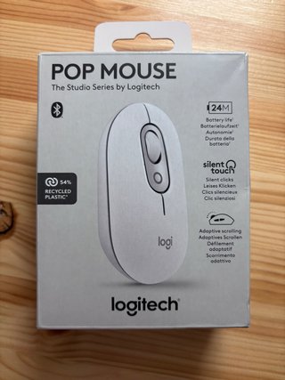 Ratón Logitech POP Mouse Blanco