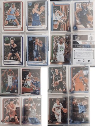 Lote 26 Cartas NBA Rookies RC Bases y Paralelas