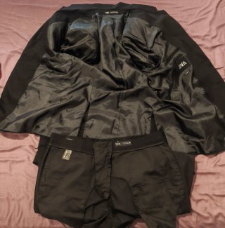 Traje Negro Zara