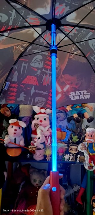 Paraguas LED Star Wars Sable Láser