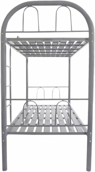 Letto a castello LITERA con struttura metallica e finitura elettrostatica, ideale per camere giovanili, appartamenti o case secondarie.