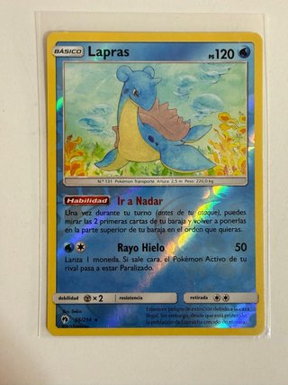 Carta Pokémon Lapras
