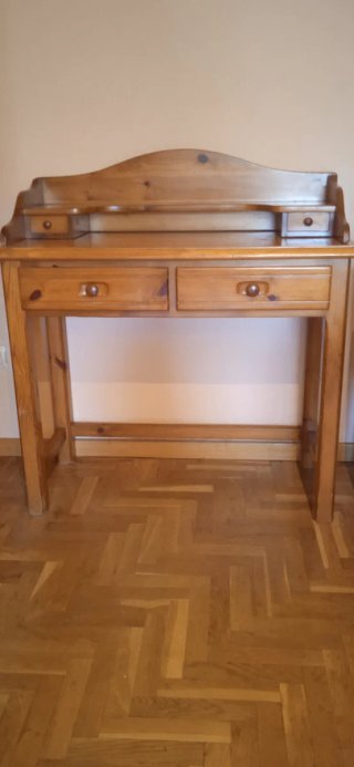 Mesa Escritorio de Madera de Pino