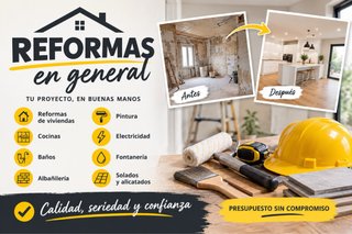 Reformas en general , baños , suelos , aire ac ,..
