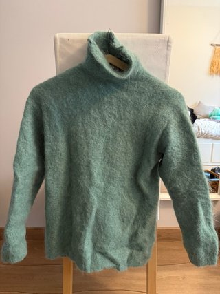 Jersey Zara Lana de Alpaca Turquesa