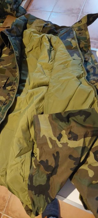 Chaquetón Estilo Militar Camuflaje