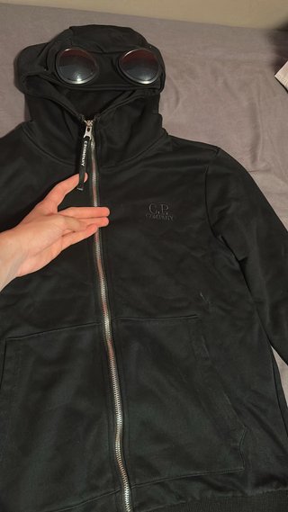 Sudadera C.P. Company Negra con Gafas