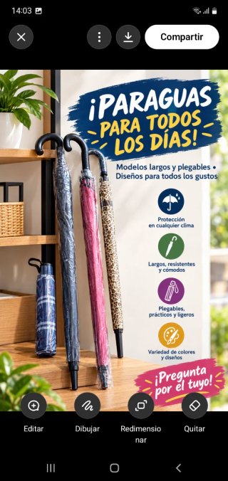 Paraguas Varios Modelos