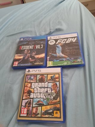 Lote 3 Juegos PS5 y PS4