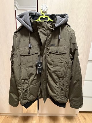 Chaqueta / Abrigo Koroshi Verde Talla L (NUEVA)