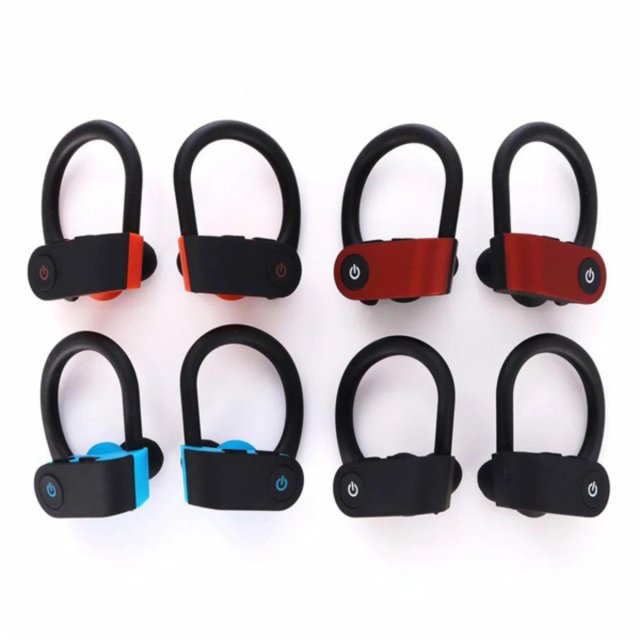 Auriculares deportivos bluetooth negro y rojo