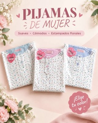 Pijamas Semona Estampado Floral