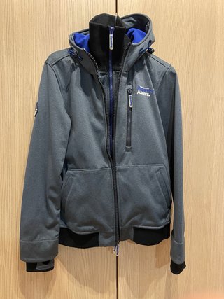 Chaqueta Superdry Forro Polar Gris