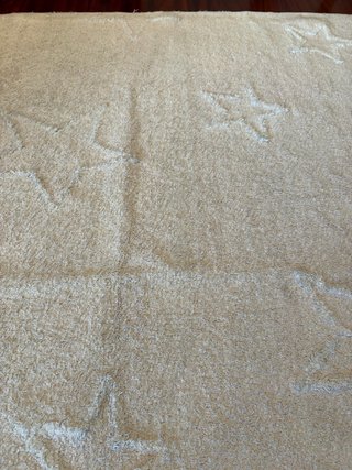 Alfombra Infantil Beige/gris muy con estrellas