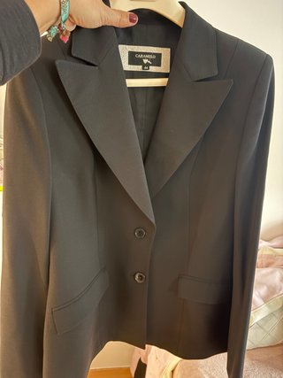 Americana Caramelo Negra Talla 44