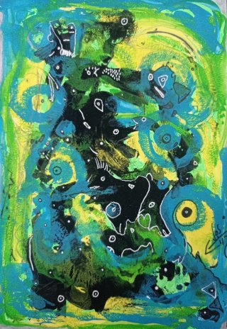 Obra de Arte Abstracta Original