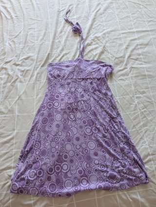 Vestido corto lila Smash