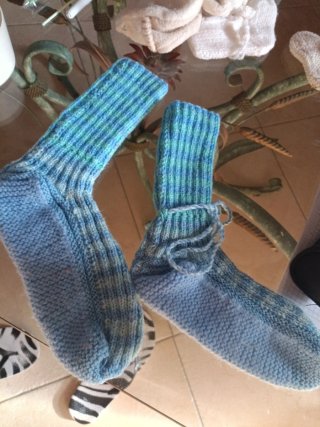 Calzini in lana fatti a mano