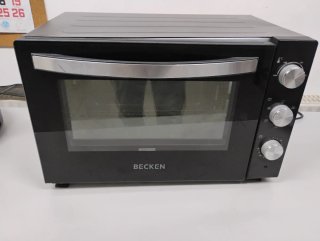 Horno de Sobremesa Becken Negro con golpe