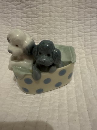 Figura Nao Lladró - Dos Perritos (1988)