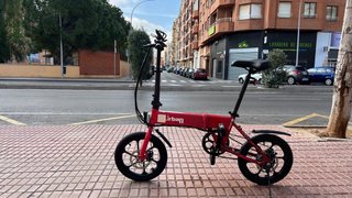Bicicleta Eléctrica Plegable Urban Roja