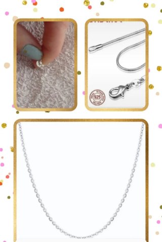 2 Cadenas de Plata de Ley 925