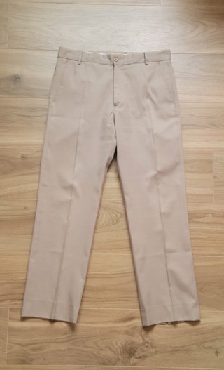 Pantalón de traje beige