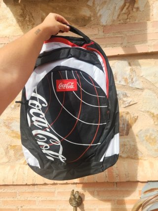 Mochila Vintage Coca-Cola Negra