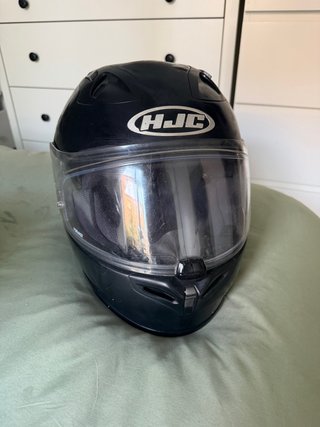 Casco de moto HJC negro talla M
