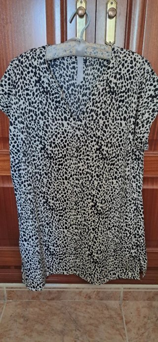 Blusón estampado animal print