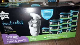 11 cartuchos para Contenedor pañales Tommee Tippee