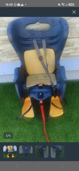Silla Portabebé Trasera para Bicicleta