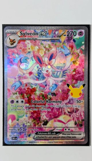 Carta Pokémon Sylveon EX 153/128