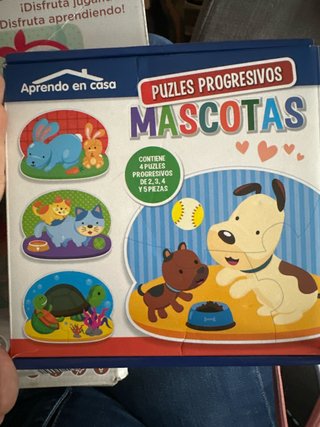 Puzles Progresivos Mascotas