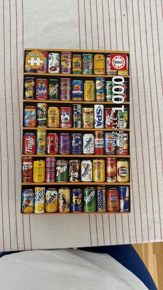 Puzzle Educa 1000 Piezas Latas de Bebidas