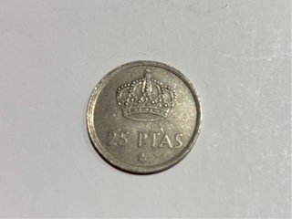 Moneda de 25 Pesetas 1975. Entrego en Gijón