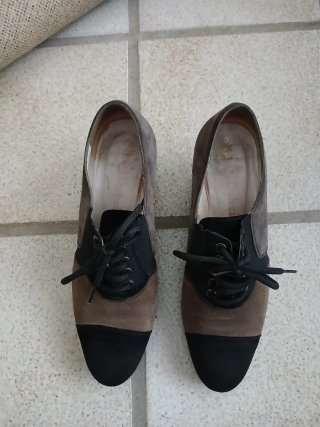 Zapatos de mujer bicolor