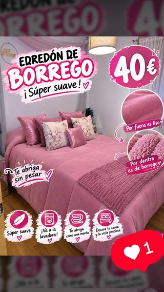 Edredones borrego muchos colores pide el tuyo