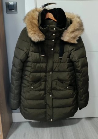 Chaqueta Acolchada Zara Verde Oliva