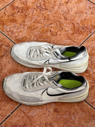 Nike Waffle One Zapatillas Hombre Beige Gris Negro