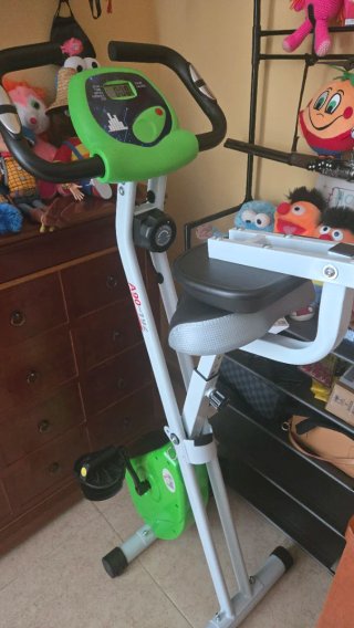 Bicicleta Estática Plegable
