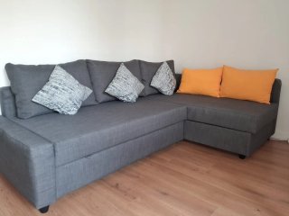 Muebles y sofá piso completo